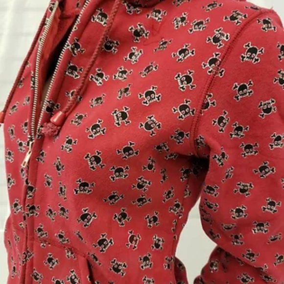 New Glitter Skull & Crossbone Hoodie - Picture 4 of 13